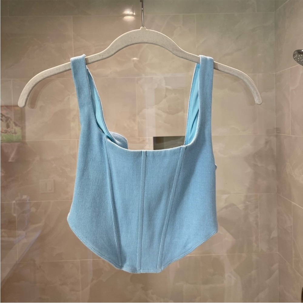 Princess Polly baby blue corset